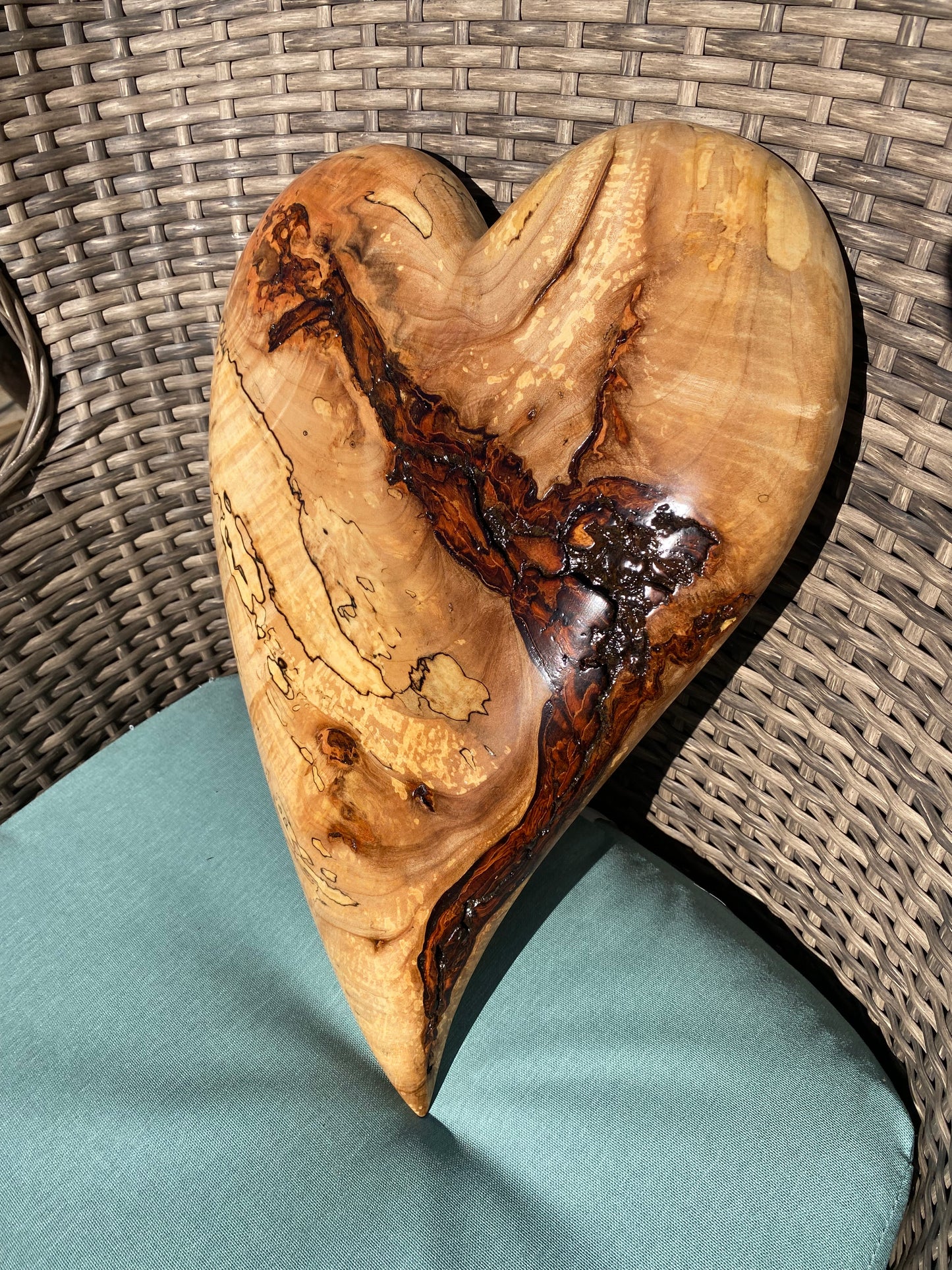 3D Heart Sculpture Anniversaries gift 20th anniversary wooden Art birthday gift Mother’s Day gift Wooden heart Father’s Day home decor wood sculptures