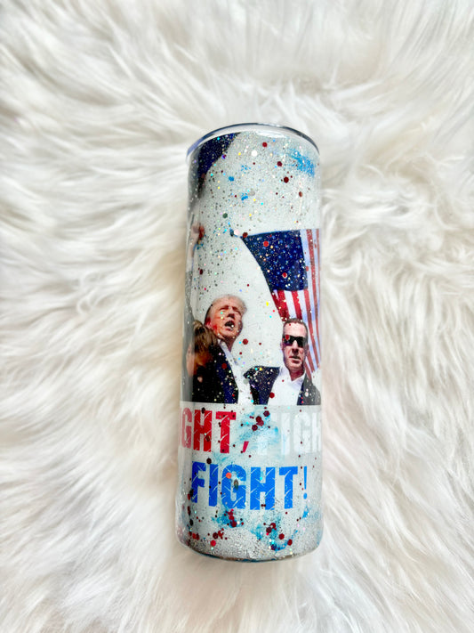 Trump Fight Tumbler 20oz. Insulated Tumbler Trump Train Trump Cup