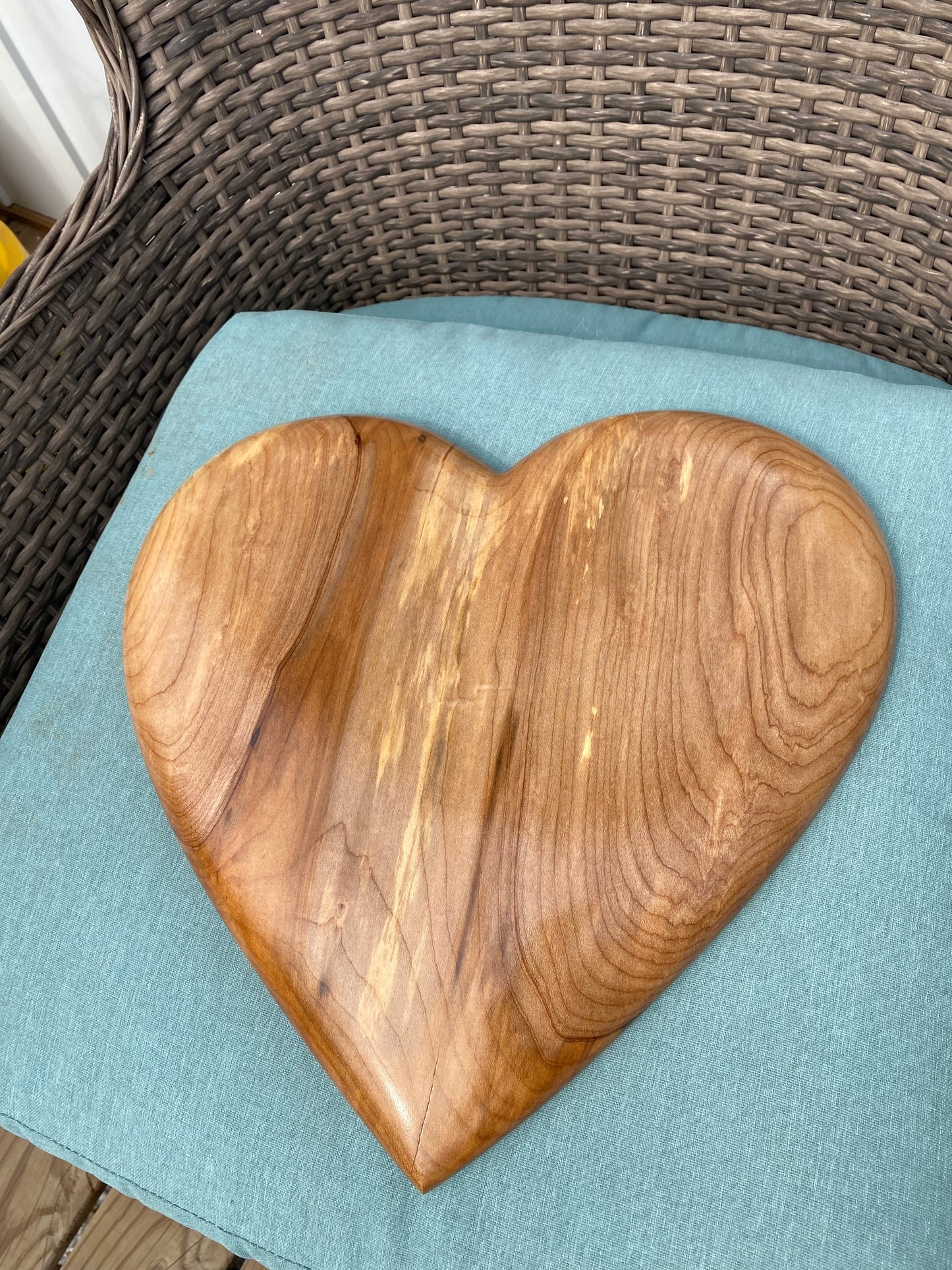 3D slim Wooden heart wooden art abstract art wall hanging heart wooden heart with hanging strip