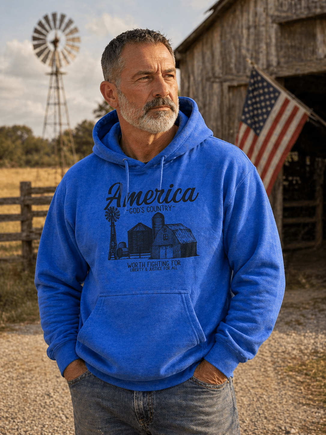 America God's Country Hoodie