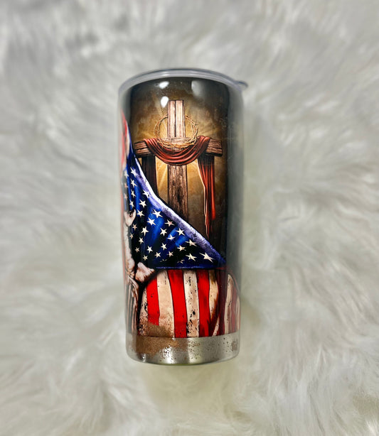 I can do all things through Christ American Flag