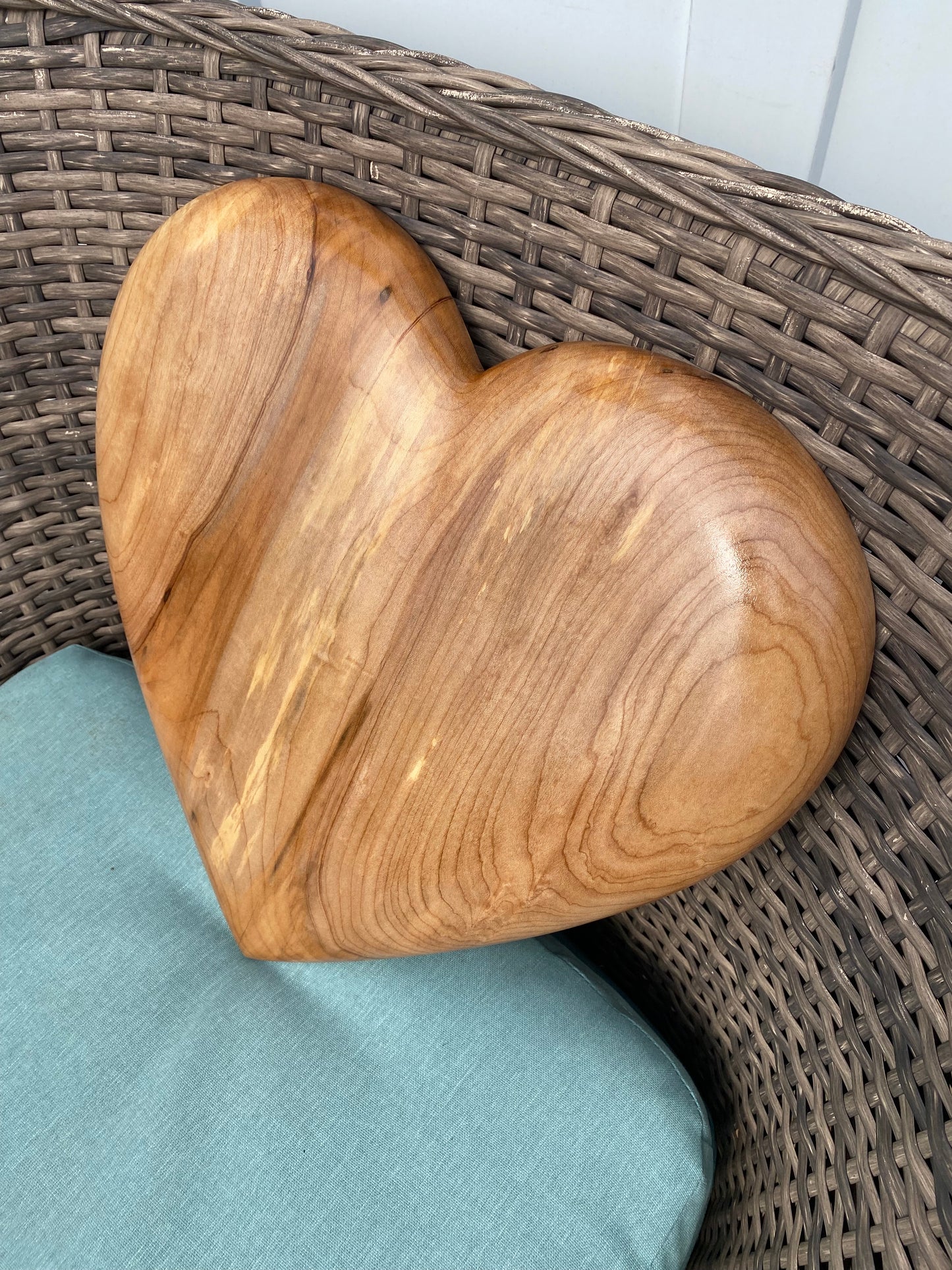 3D slim Wooden heart wooden art abstract art wall hanging heart wooden heart with hanging strip