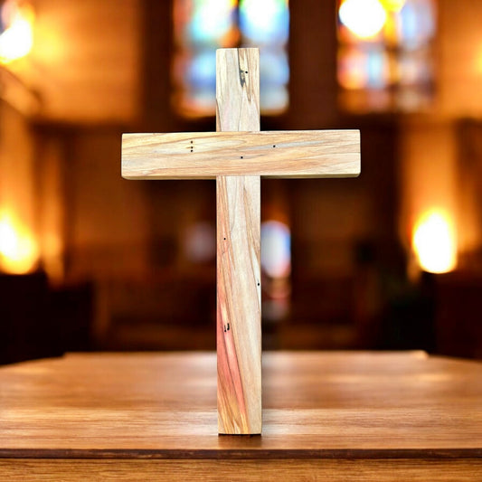 wooden cross Baptism gift wedding gift anniversary gift wooden cross art wooden art birthday gift presents for her Father’s Day Valentine’s Day