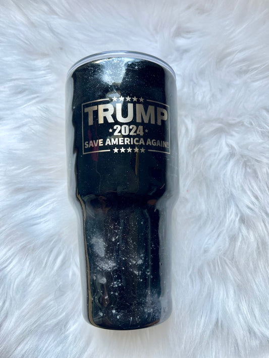 Trump 2024 Save America Again 30oz Insulated Tumbler Trump Train Trump Cup