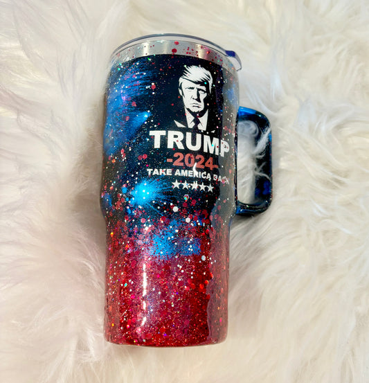 Trump 2024 Take America Back 20oz. Insulated Tumbler Trump Train Trump Cup