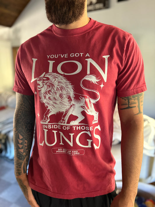 You've Got A Lion Inside Those Lungs Comfort Colors