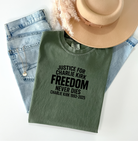 JUSTICE for Charlie Comfort Colors T-Shirt
