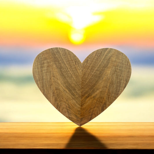 handcrafted Wooden heart