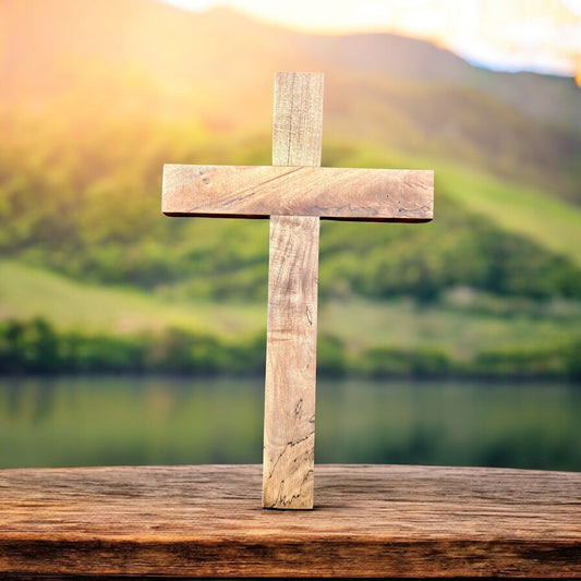 Wood cross Baptism gift wedding gift anniversary gift wooden cross art wooden art birthday gift presents for her Father’s Day Valentine’s Day