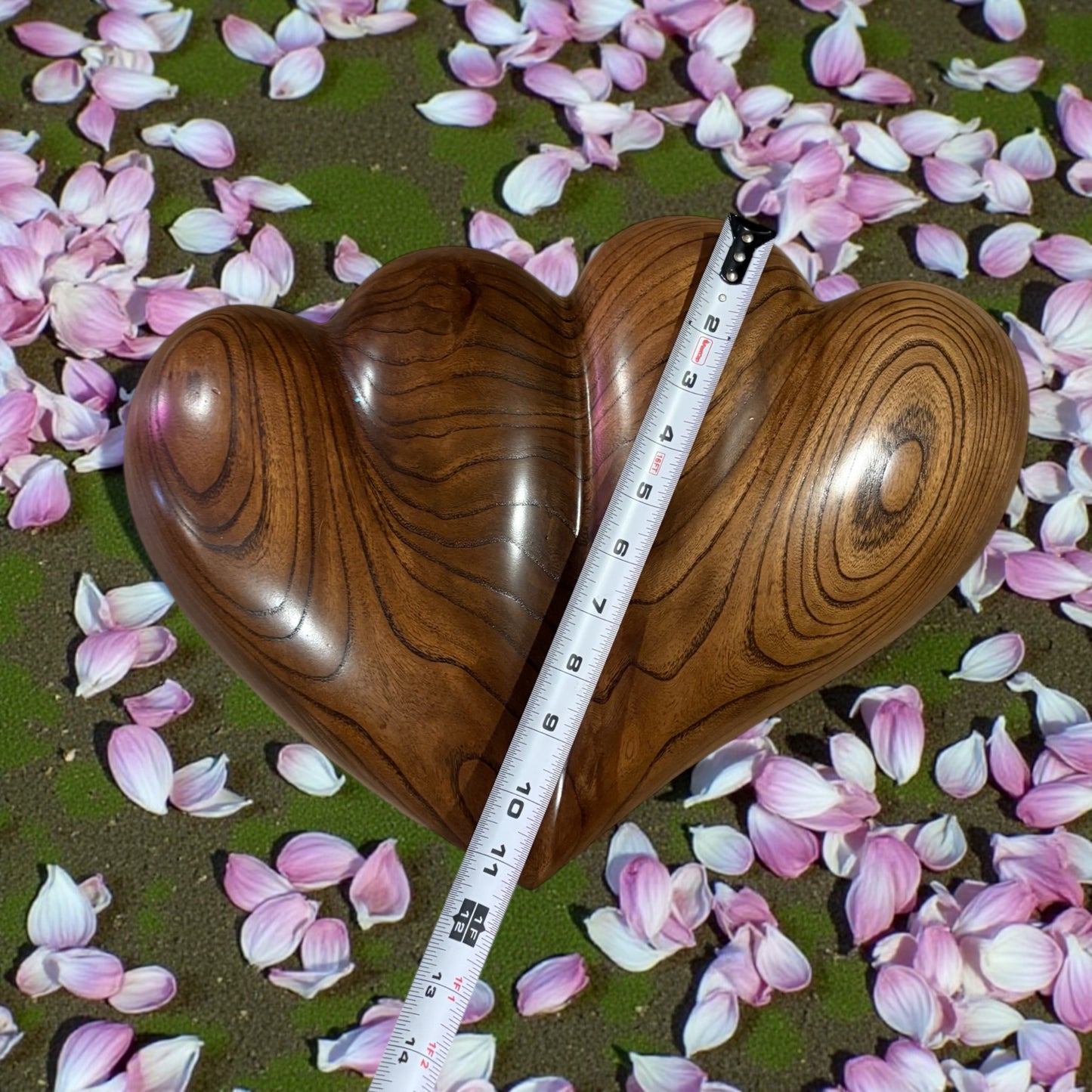 Large Double 3D Heart Sculpture Anniversaries gift 20th anniversary wooden Art birthday gift Mother’s Day gift Wooden heart (Copy)