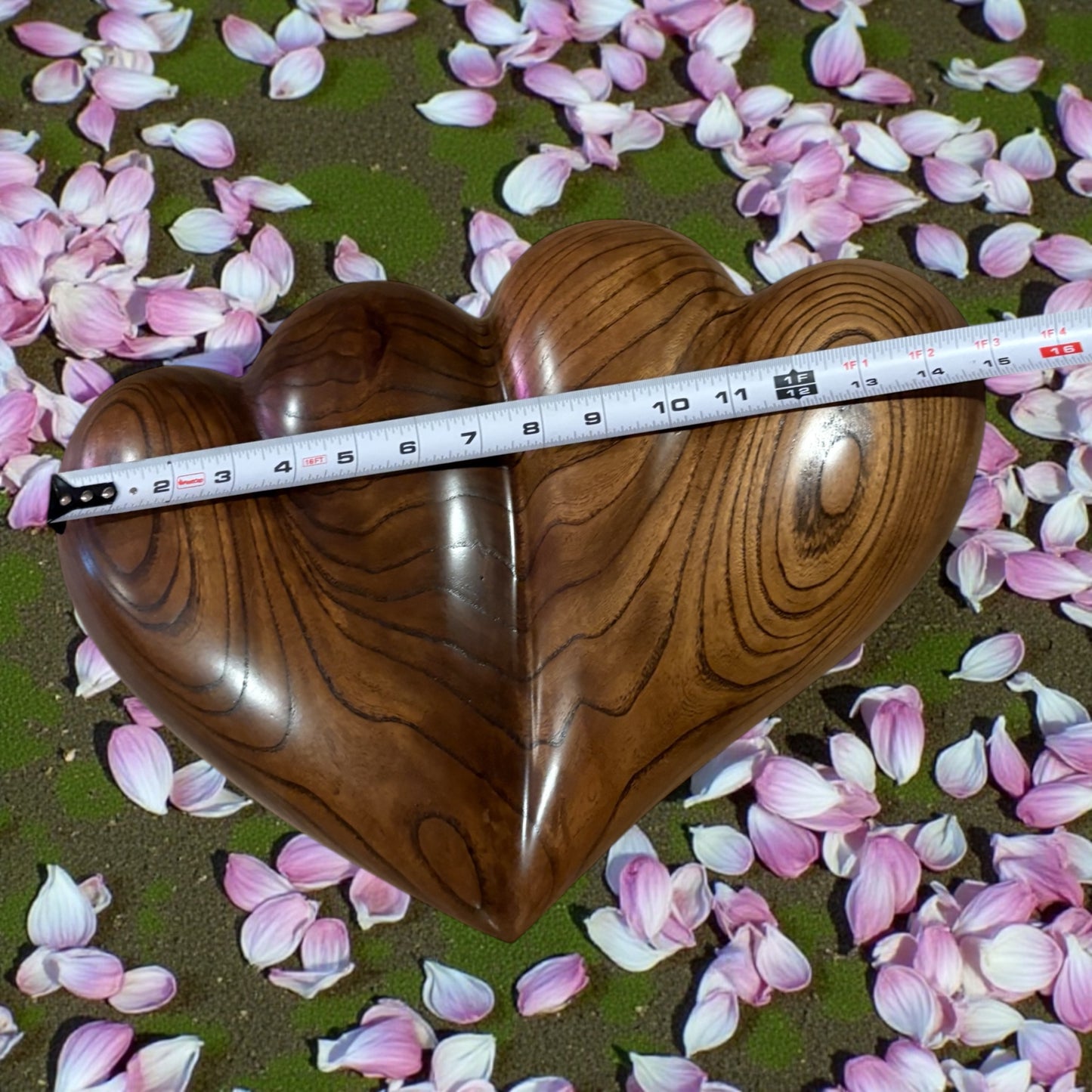 Large Double 3D Heart Sculpture Anniversaries gift 20th anniversary wooden Art birthday gift Mother’s Day gift Wooden heart (Copy)