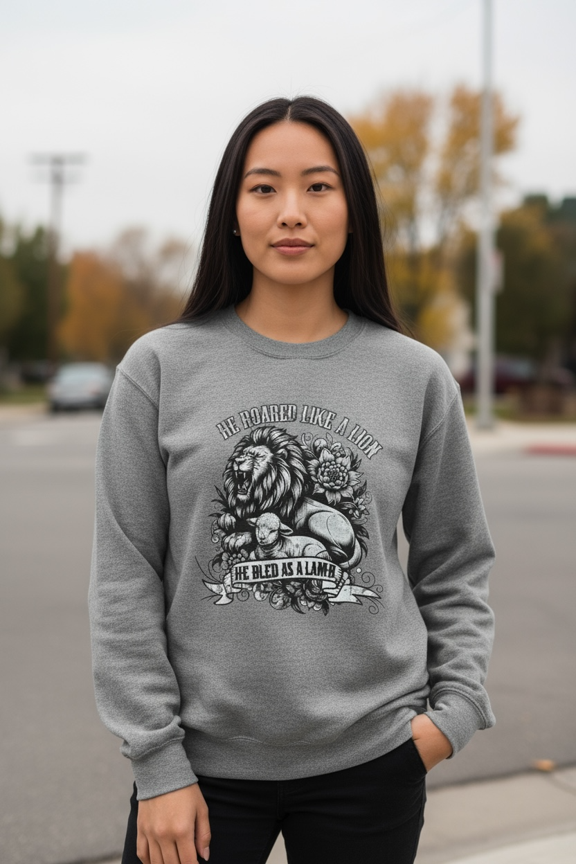 HE Roared like a Lion he Bled as a lamb