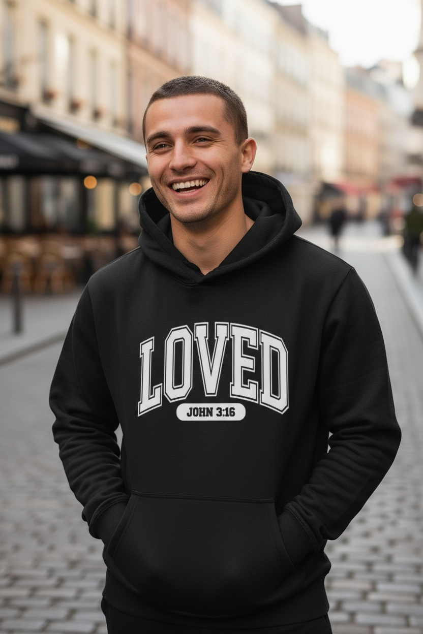 LOVED John 3:16 hoodie