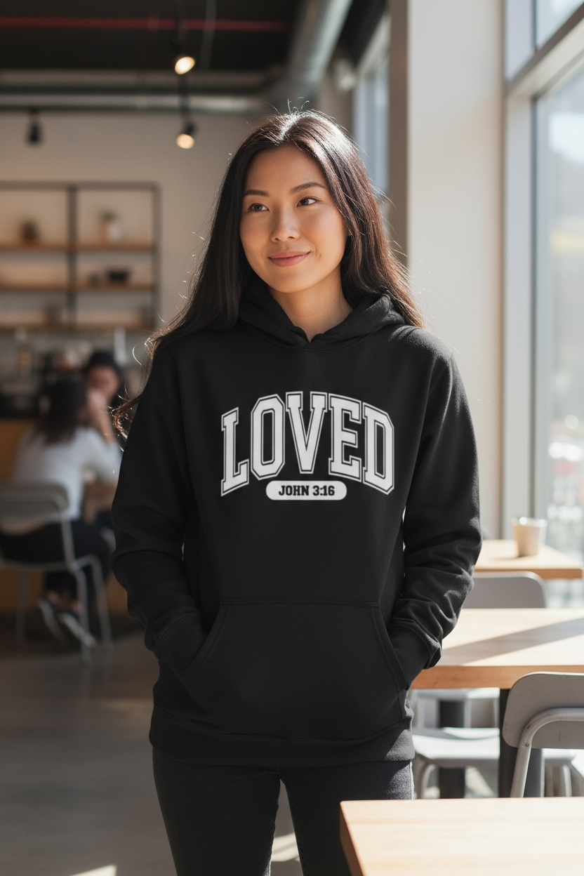 LOVED John 3:16 hoodie
