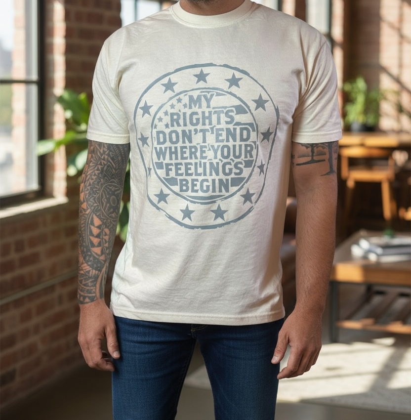 My rights don’t end where your feelings begin Comfort Colors T-Shirt