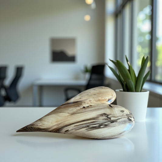 3D Heart Sculpture Anniversaries gift 20th anniversary wooden Art birthday gift Mother’s Day gift Wooden heart