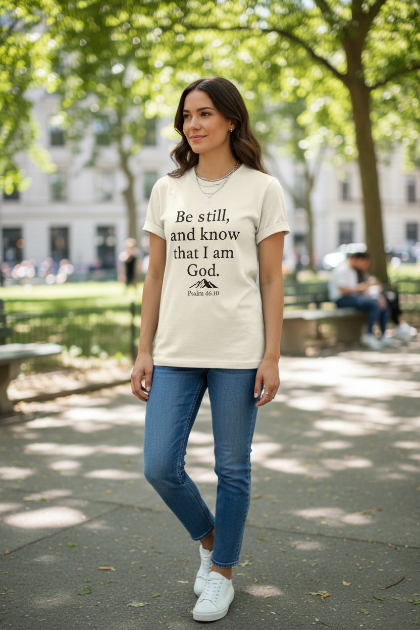 Be still and know that I am God Comfort Colors T-Shirt