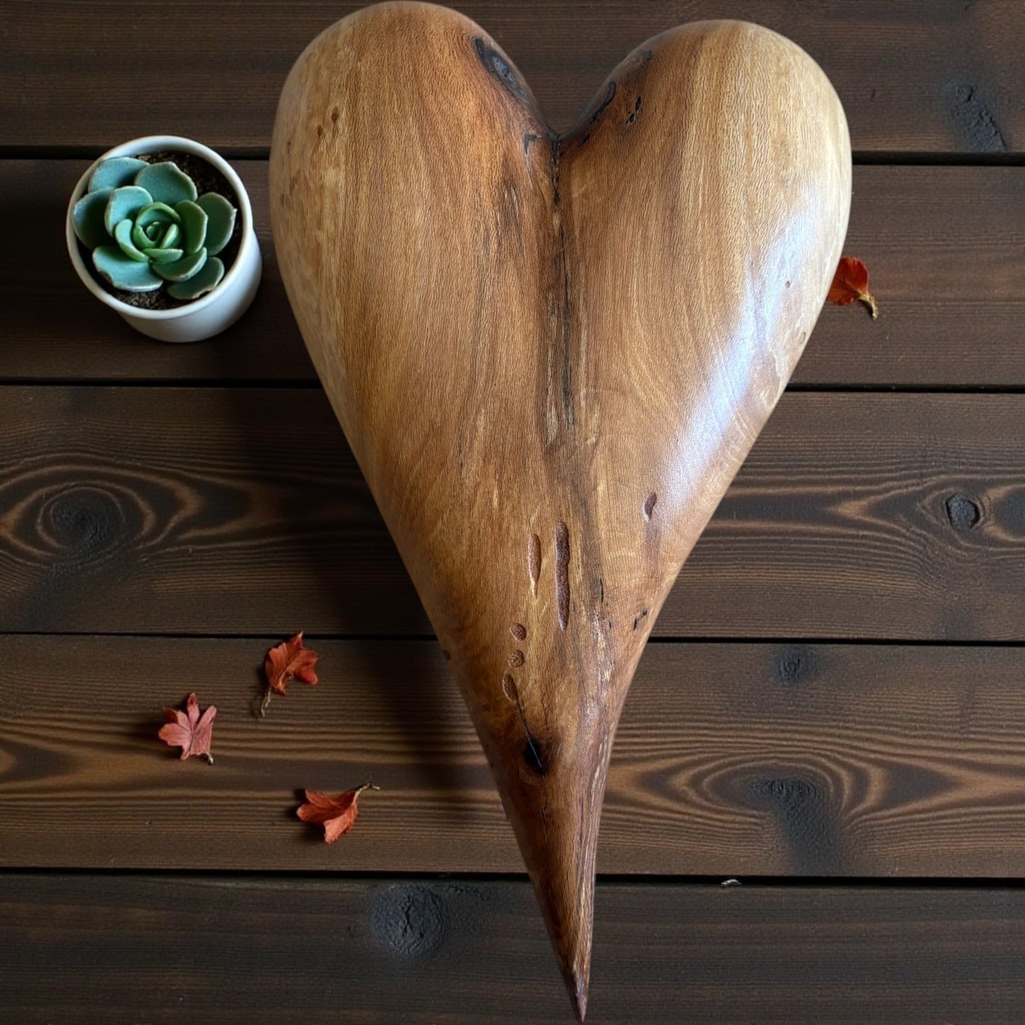 3D Heart Sculpture Anniversaries gift 20th anniversary wooden Art Home Decor