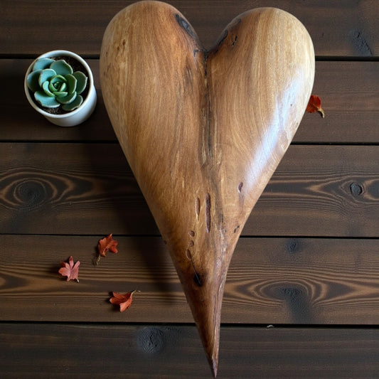 3D Heart Sculpture Anniversaries gift 20th anniversary wooden Art Home Decor