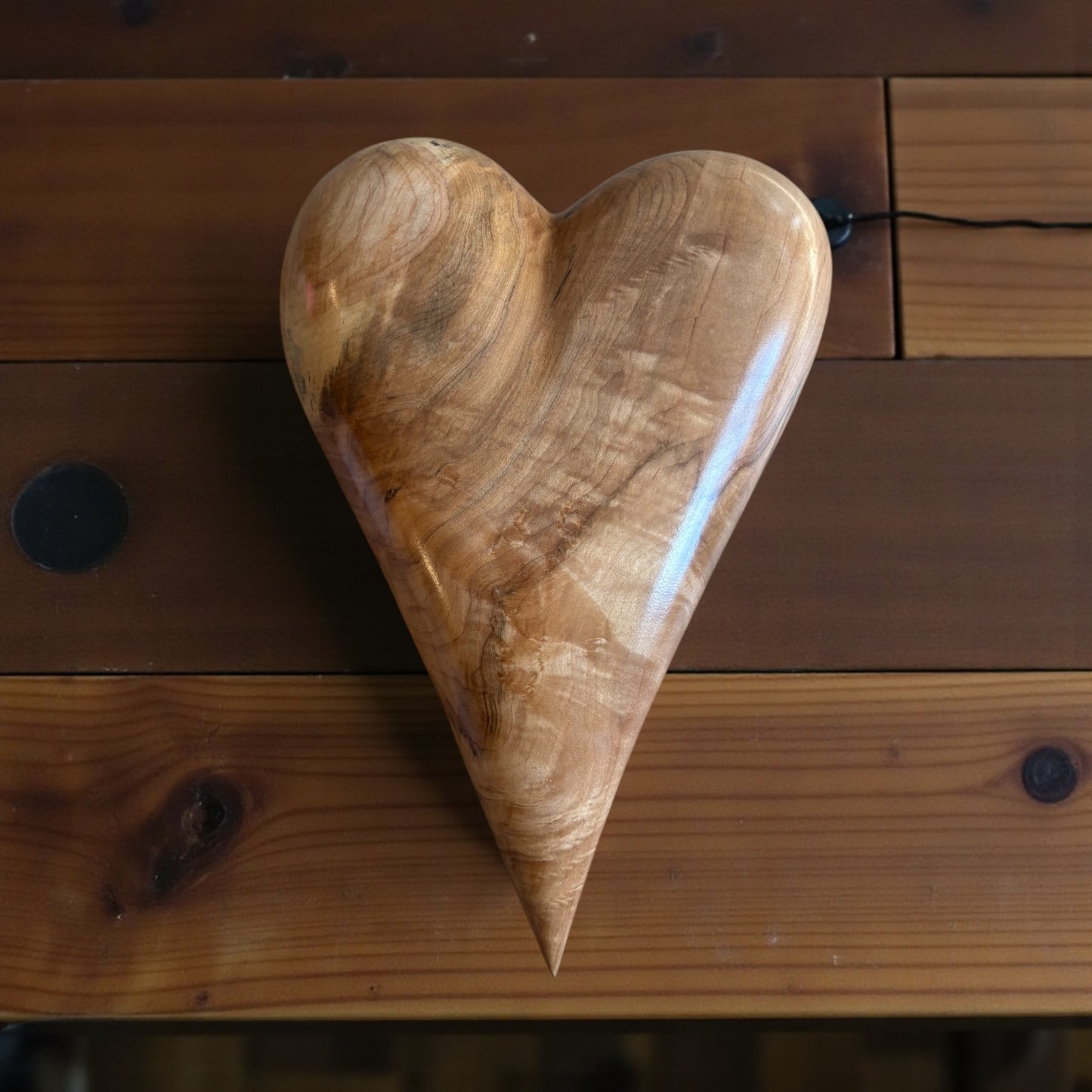 3D Heart Sculpture Anniversaries gift 20th Baptism Gift Home Decor Art birthday gift Mother’s Day gift Wooden heart