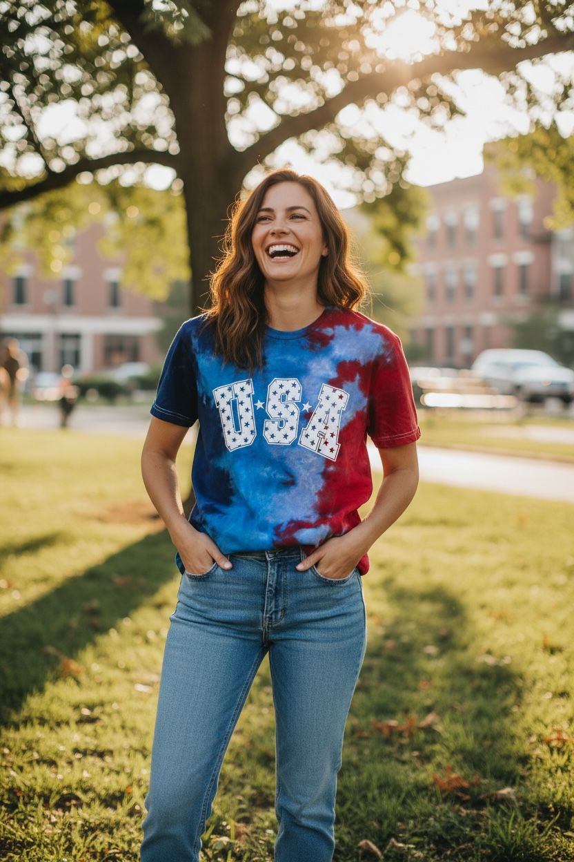 Tie-Dye USA T-Shirt