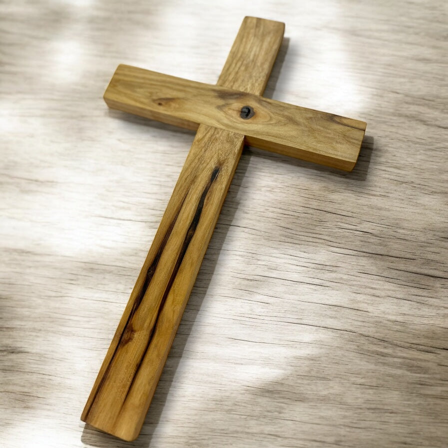 Rustic cross Baptism gift wedding gift anniversary gift wooden cross art wooden art sculpture #F