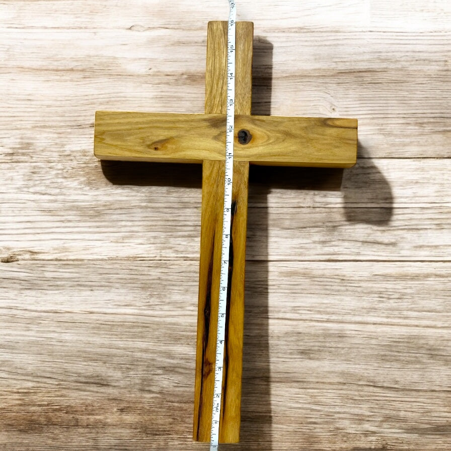 Rustic cross Baptism gift wedding gift anniversary gift wooden cross art wooden art sculpture #F