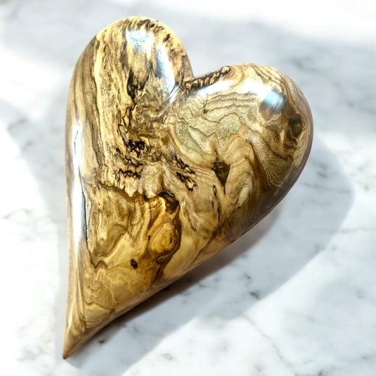 Large 3D Wooden Heart Art Sculpture Wood Anniversary gift 20th anniversary birthday gift Mother’s Day gift Wooden heart