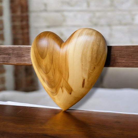 3 D heart Maple Wood Anniversarie gift 20th anniversary wooden Art birthday gift Mother’s Day gift Wooden heart wall hanging heart wood