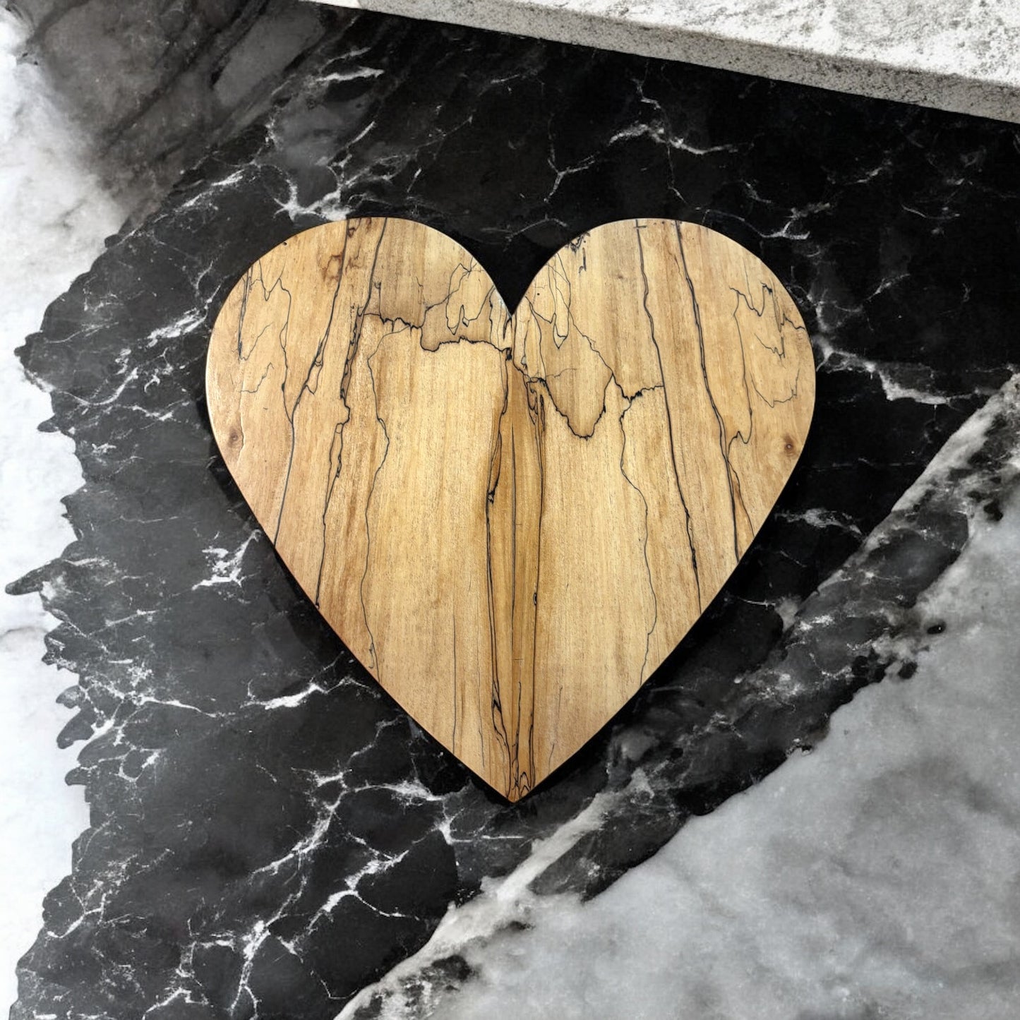 Wooden heart wooden art abstract art wall hanging heart wooden heart with hanging strip