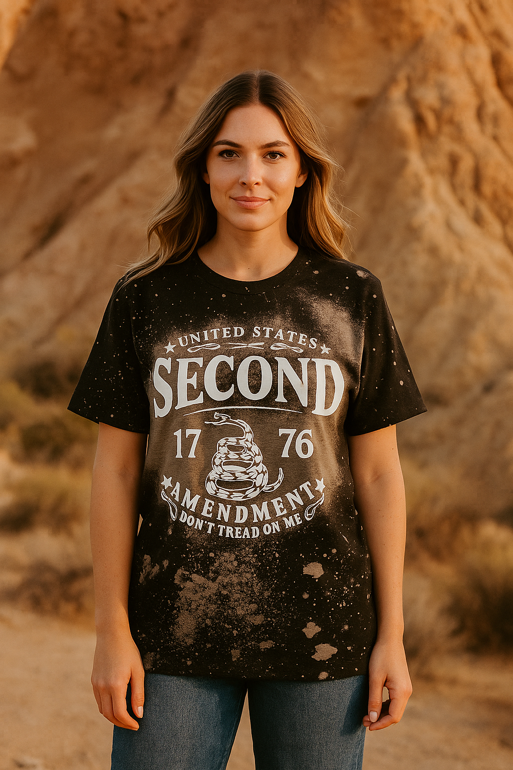 Bleached Second Amendment T-Shirt