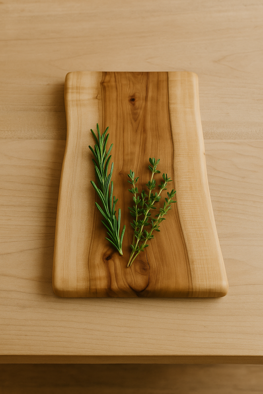 Charcuterie board with feet
