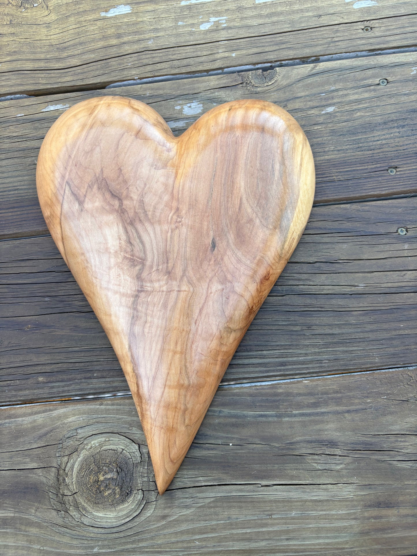 Wooden 3D Heart Sculpture Christmas Gift Anniversaries gift 20th anniversary wooden Art birthday gift