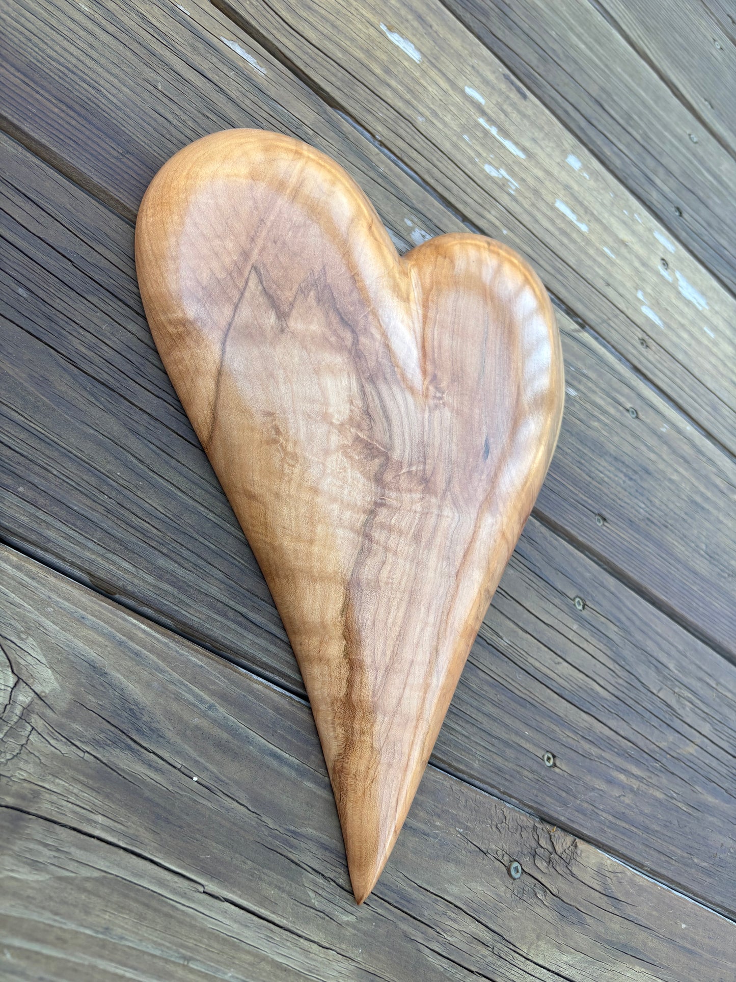 Wooden 3D Heart Sculpture Christmas Gift Anniversaries gift 20th anniversary wooden Art birthday gift