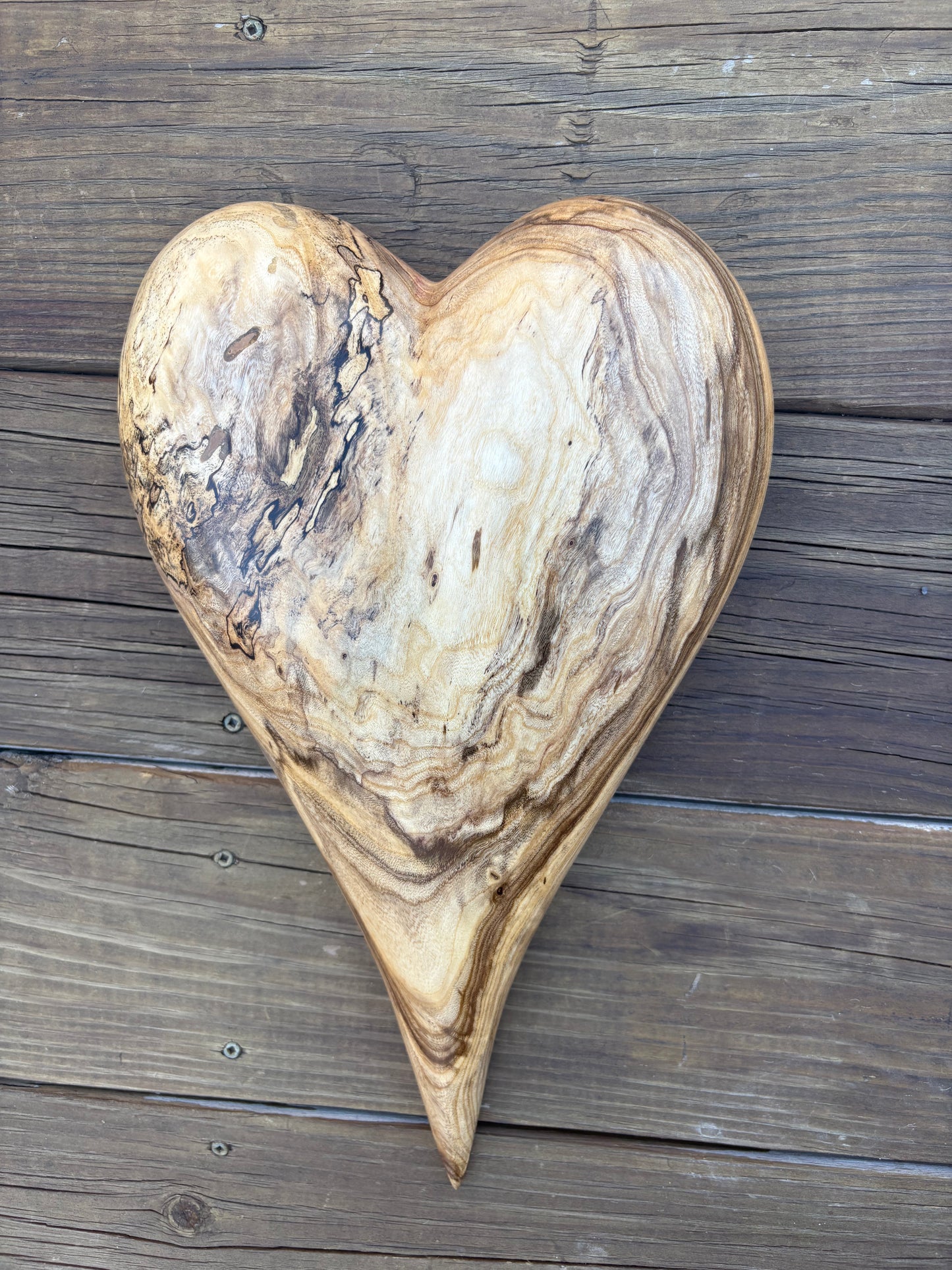 Wooden 3D Heart Sculpture Christmas Gift Anniversaries gift 20th anniversary wooden Art birthday gift
