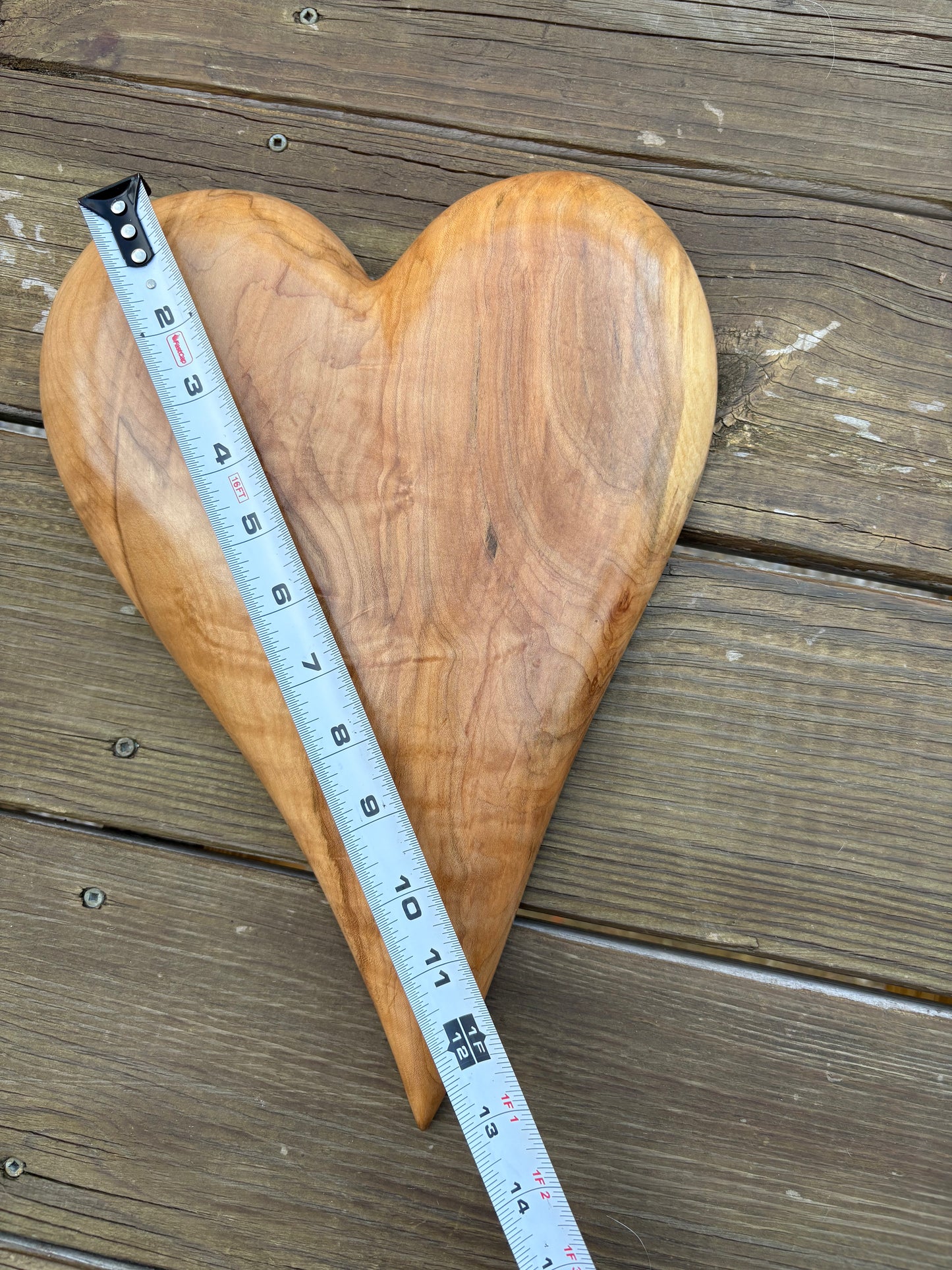 Wooden 3D Heart Sculpture Christmas Gift Anniversaries gift 20th anniversary wooden Art birthday gift