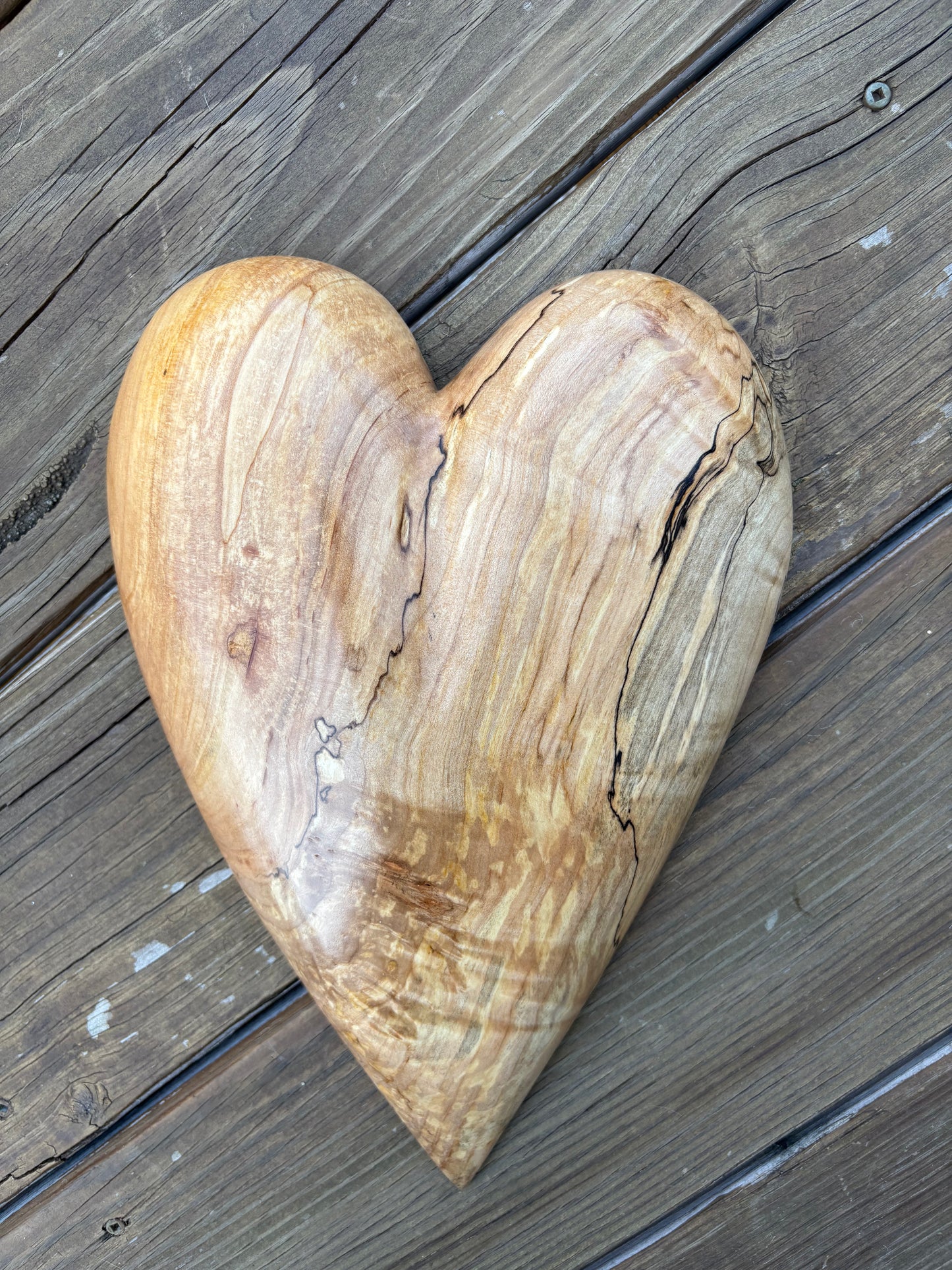 3D Heart Sculpture Anniversaries gift 20th anniversary wooden Art birthday gift Mother’s Day gift Wooden heart