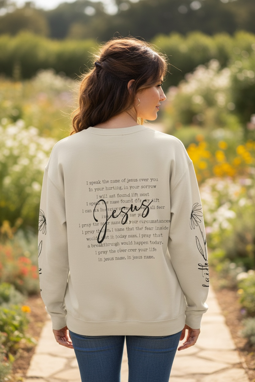 Lion of Judah Sweatshirt – Jesus Reigns Christian Crewneck