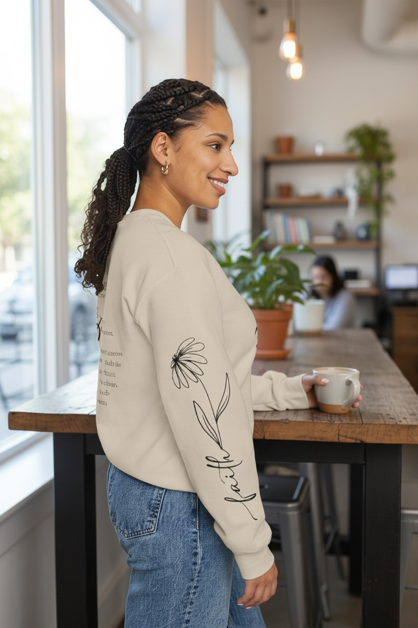 Lion of Judah Sweatshirt – Jesus Reigns Christian Crewneck