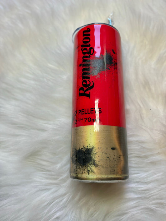 Shotgun shell skinny tumbler 20oz.