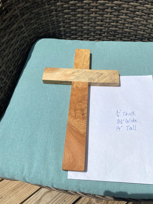 Rustic cross Baptism gift wedding gift anniversary gift wooden cross art wooden art sculpture