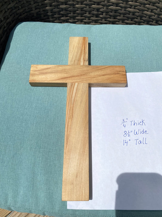 Rustic cross Baptism gift wedding gift anniversary gift wooden cross art wooden art sculpture