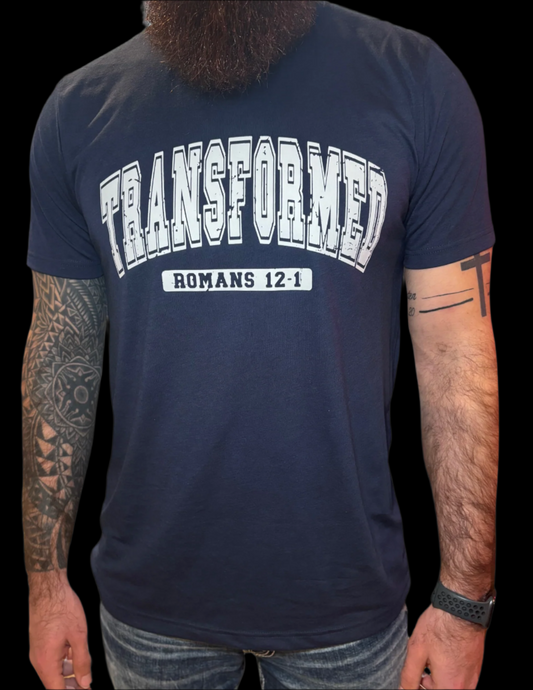 Transformed Romans 12:1 Varsity Print