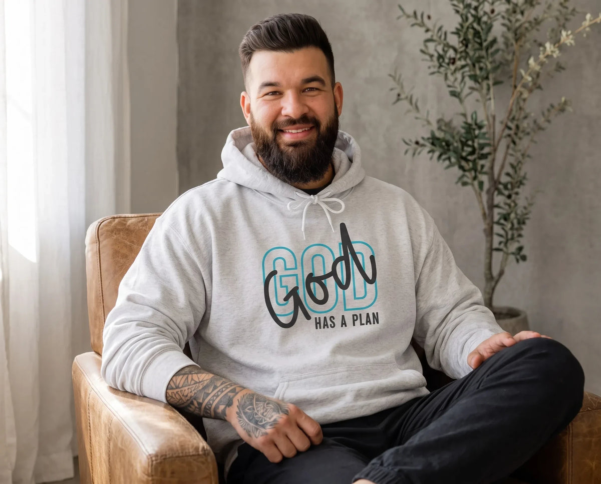 God Has a Plan Graphic Pullover Hoodie