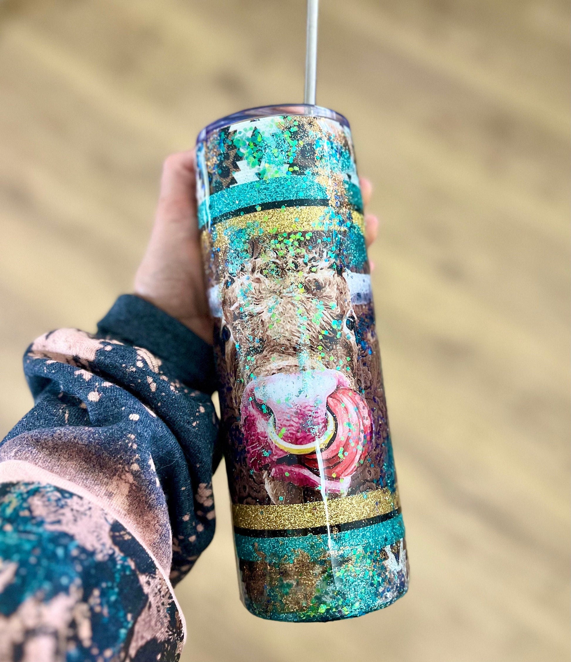 Bull Western Cow Longhorn Cow Tumbler Cows Cow Lover Highland Cowhide Cow Bull Cowgirl Cowboy Tumbler Cowhide gifts Cow Gift Cow Cup