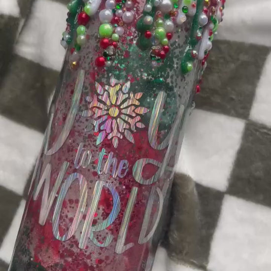 Merry and Bright Christmas Tumbler Epoxy Tumbler Christmas Gifts Christmas Coffee Cup Coffee Gifts Christmas Decor Merry Christmas Tumbler