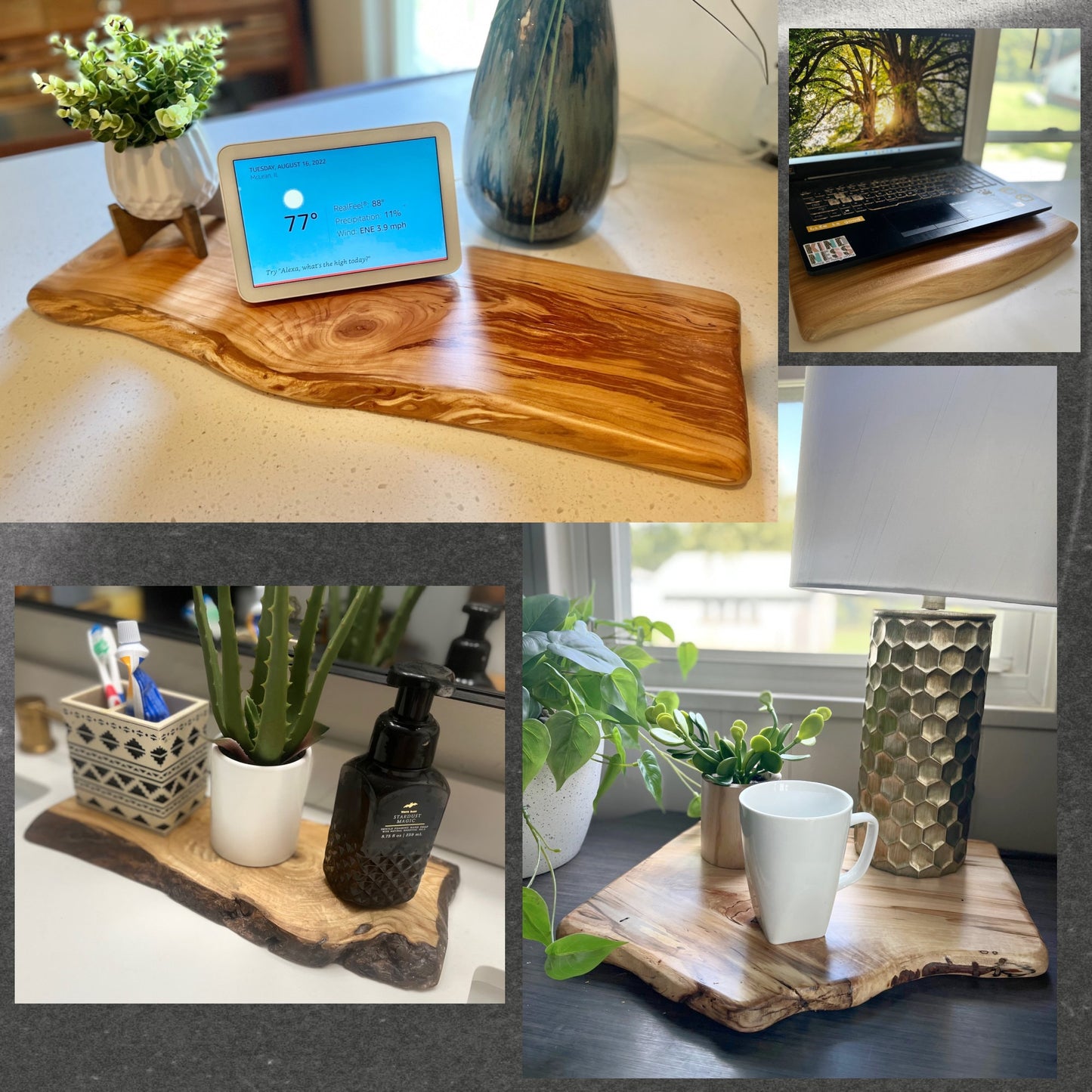 Charcuterie Board Cheese Board Olive Board Table Placement Laptop Stand Plant Stand Candle Stand Wooden Decor Wooden Farm house Decor