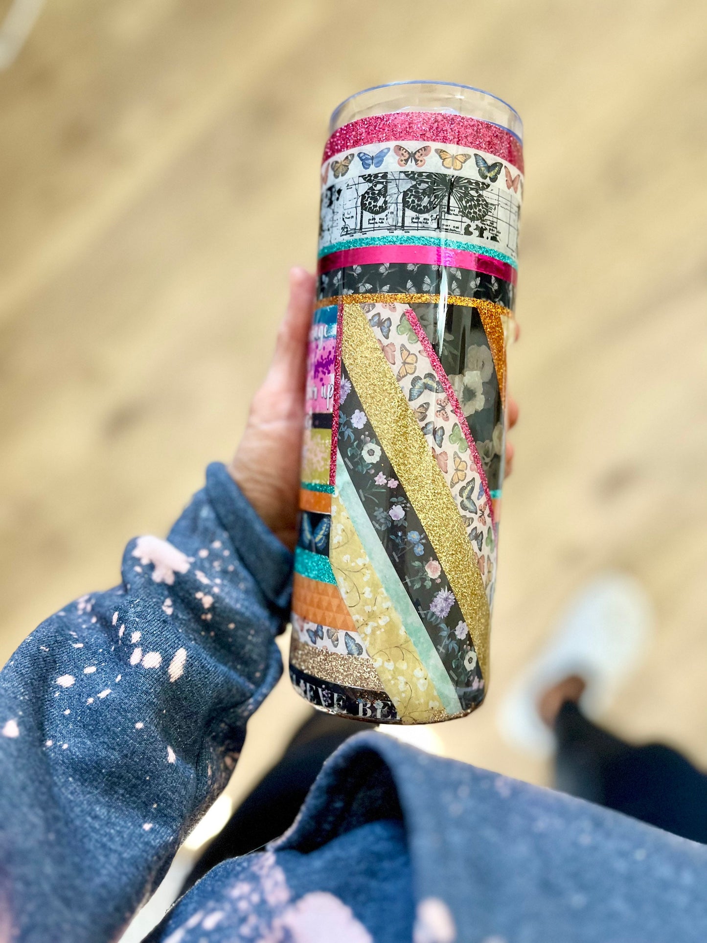 Butterfly tumbler Butterfly Gift Birthday Gift Scripture Tumbler Faith pray skinny timber 20oz tumbler scripture tumbler proverbs tumblers