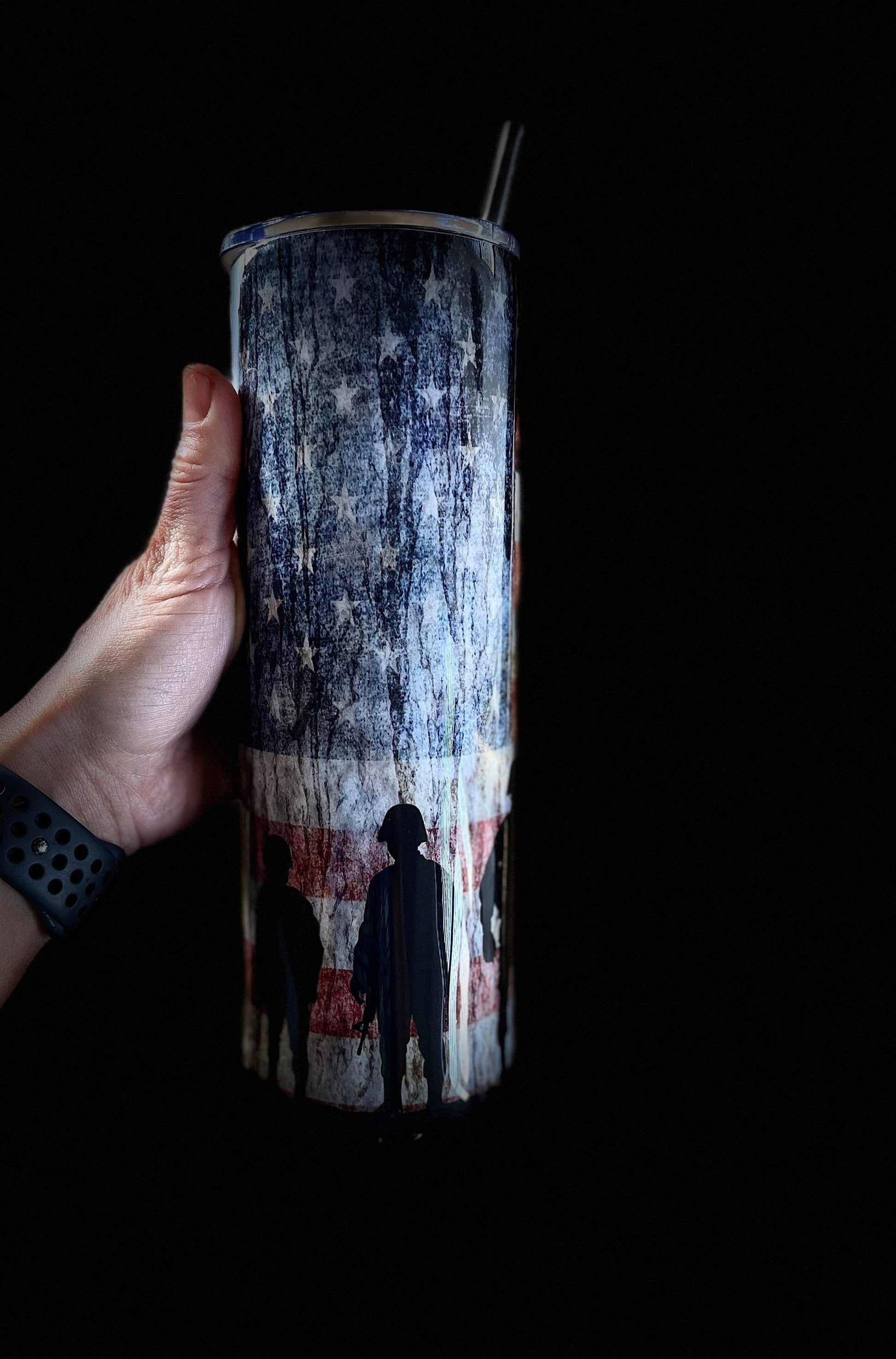 American Soldiers Tumbler Vintage American Flag Tumbler We the People Skinny Tumbler We the people American Flag Tumbler American Flag USA