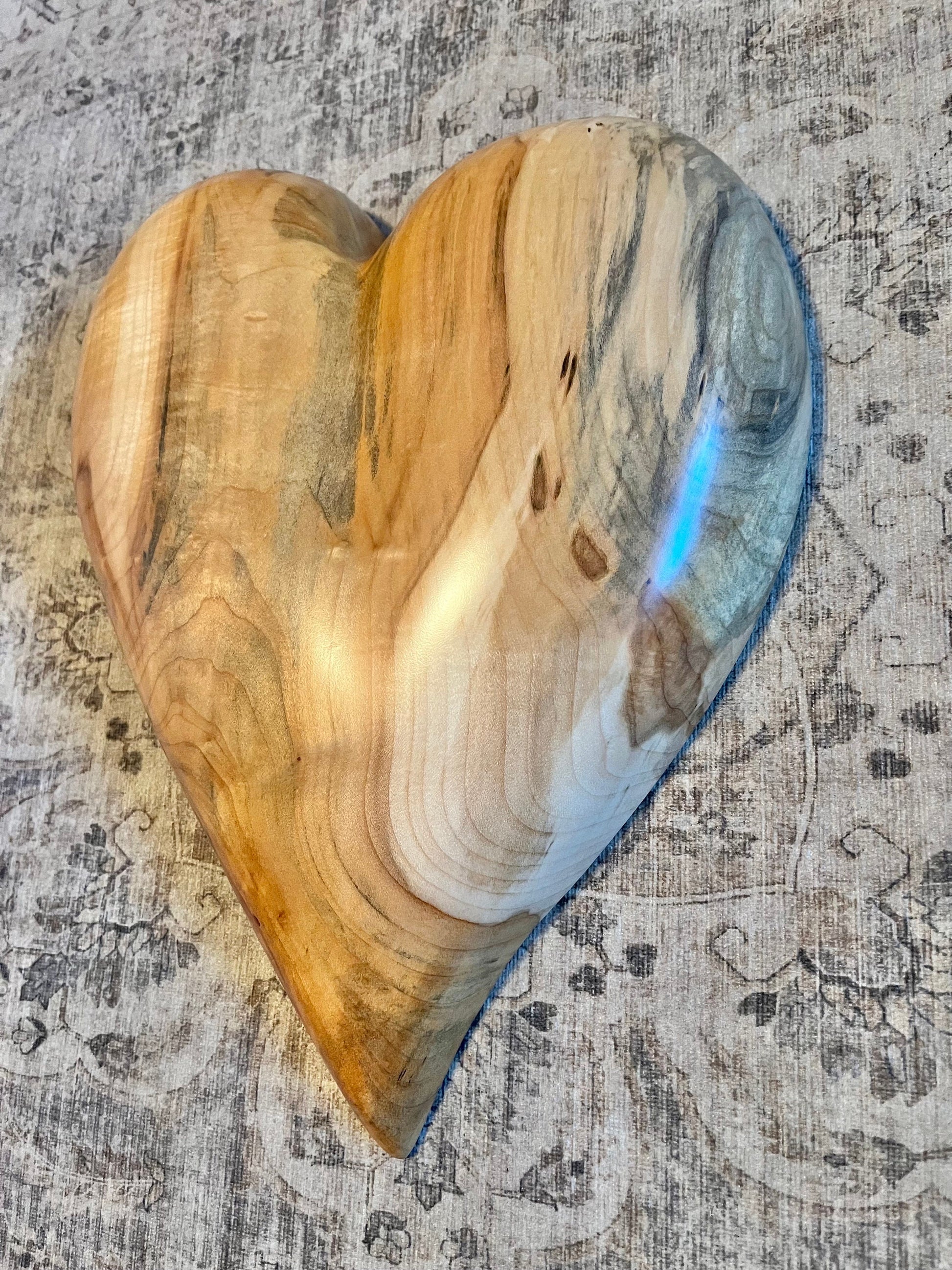 3 D heart wooden sculptures white poplar Wood Anniversarie gift 20th anniversary wood Art birthday gift Mother’s Day gift wall hanging